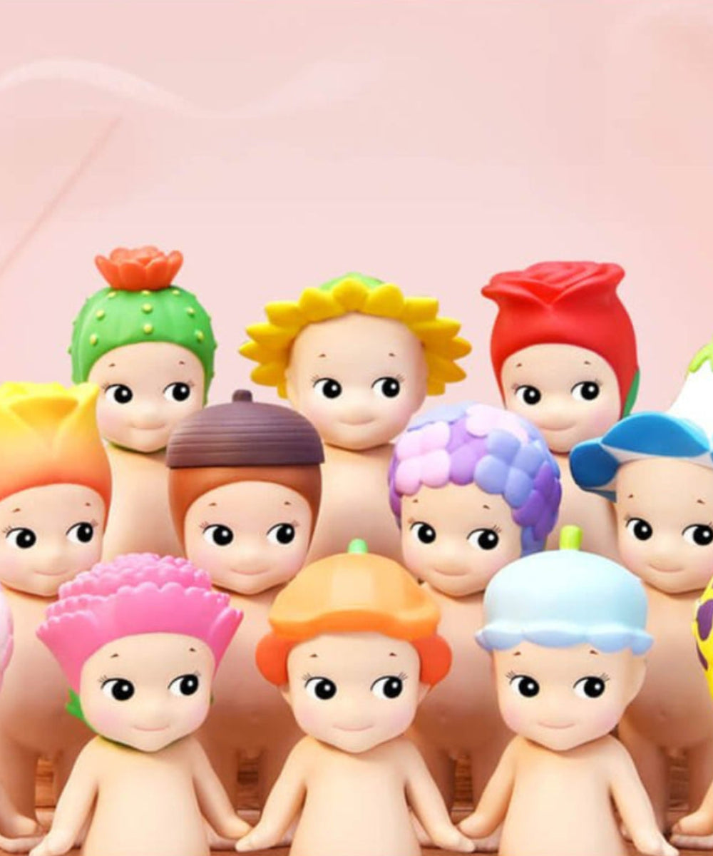 Les douze personnages de la série Sonny Angel Fleurs