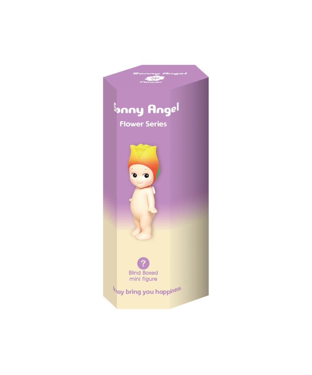 Figurine surprise sonny angel collection fleurs avec chapeau floral en boite mystere.