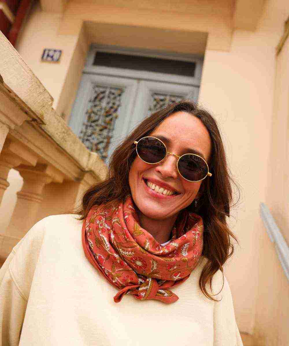 Foulard Indien Thane Nude | So Family So Family Merci Léonie