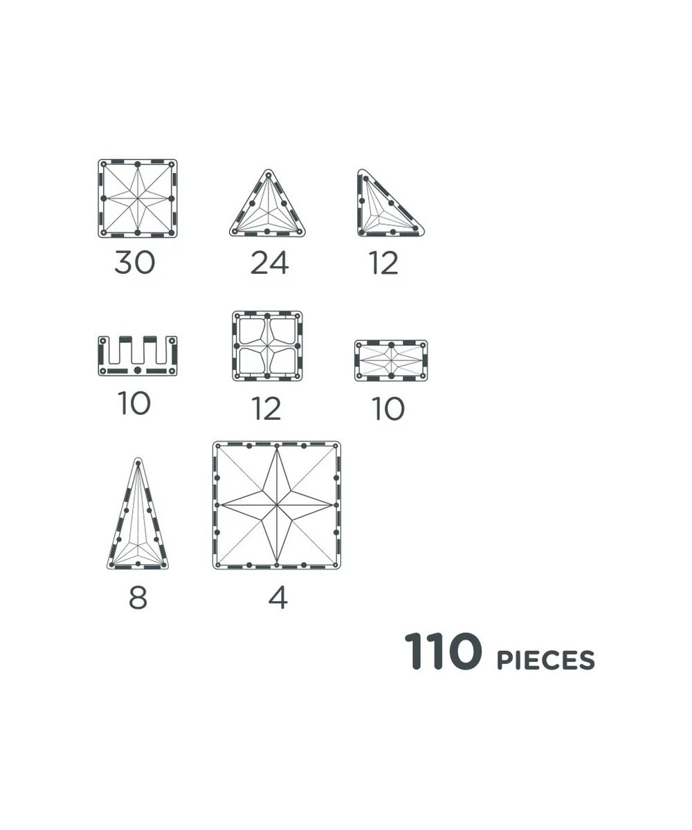 Coffret de construction Inventive Intense 110 pièces sur fond blanc, vue 4