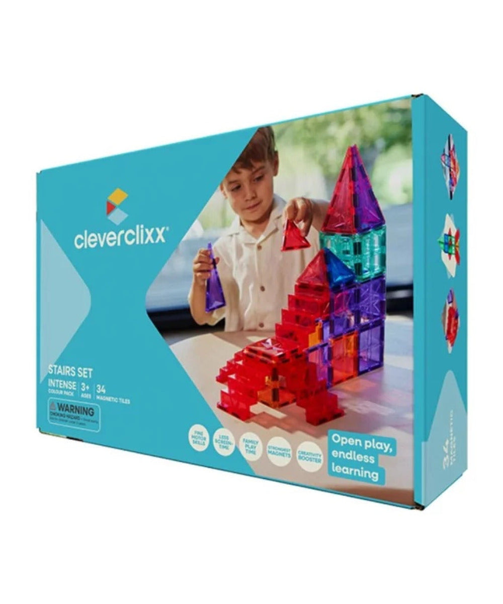Coffret de construction Escaliers Intense 34 pièces sur fond blanc, vue 1