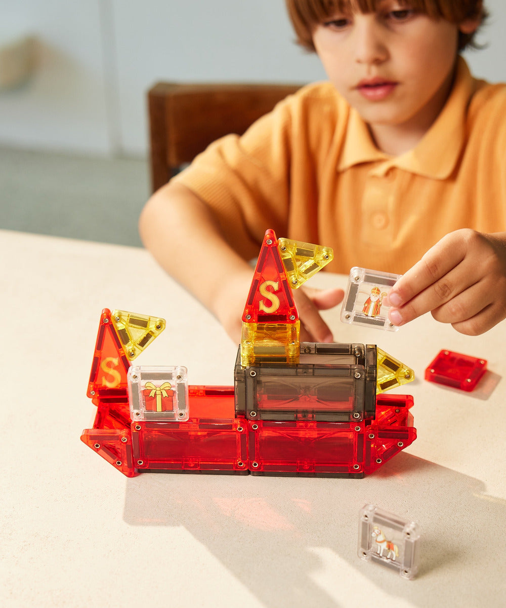 Mini tuiles magnétiques Sinterklaas 30 pièces en situation, vue 2