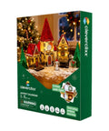 Calendrier de l'Avent Village de Noël 46 pièces sur fond blanc, vue 1