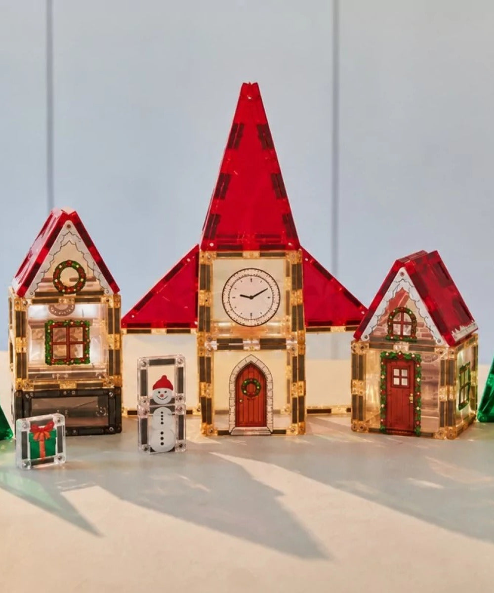 Calendrier de l'Avent Village de Noël 46 pièces en situation, vue 2