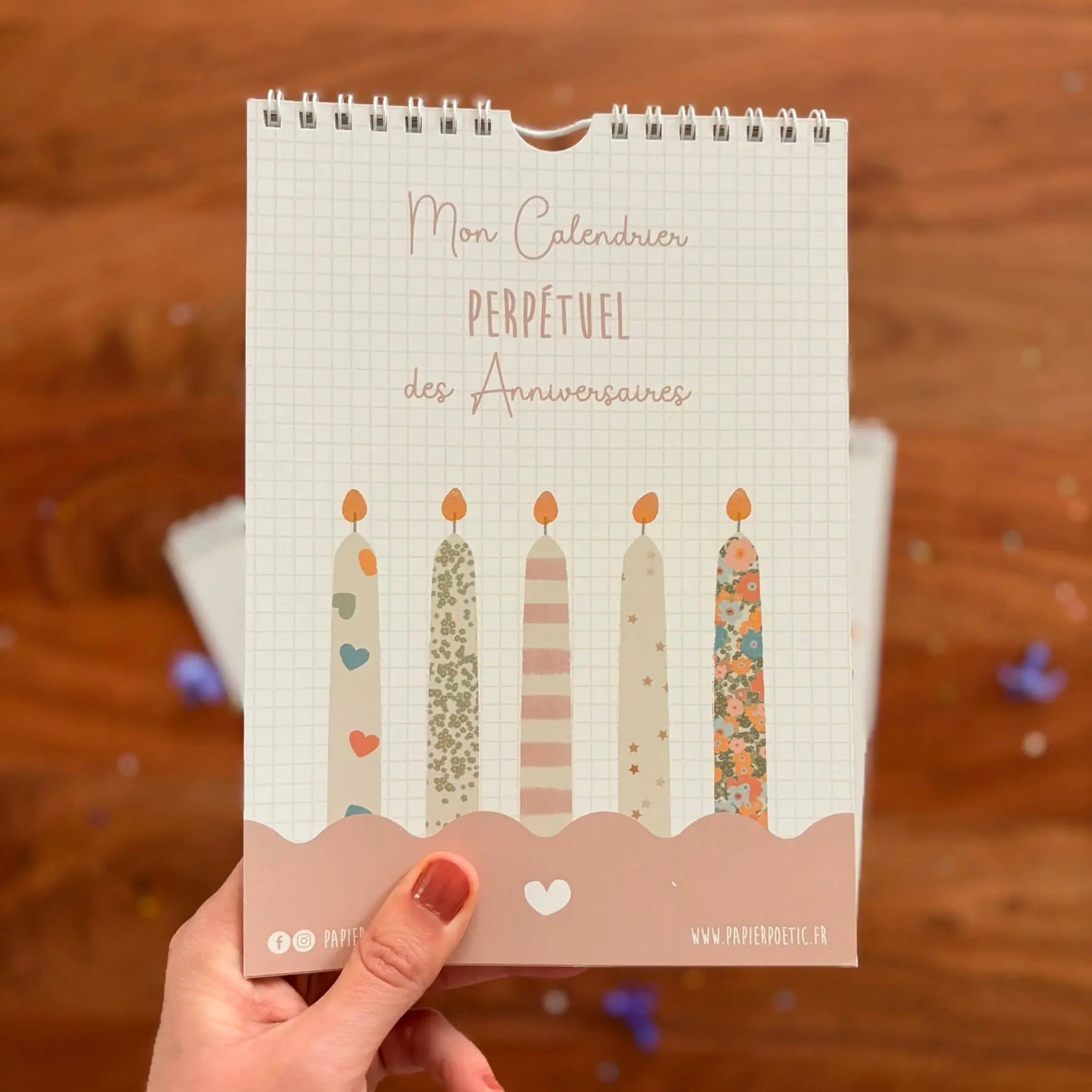 Calendrier Anniversaires Liberty | Papier Poetic Papier Poetic Merci Léonie