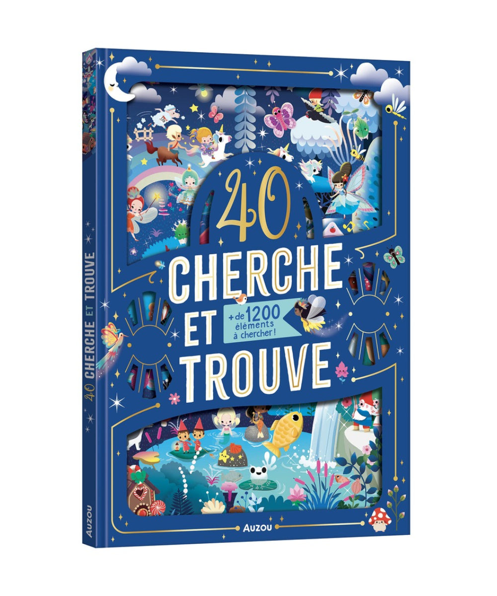 40 cherche et trouve de Auzou, couverture sur fond blanc