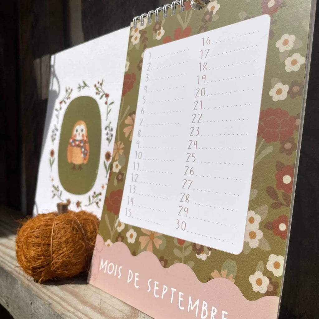 Calendrier Anniversaires Liberty | Papier Poetic Papier Poetic Merci Léonie