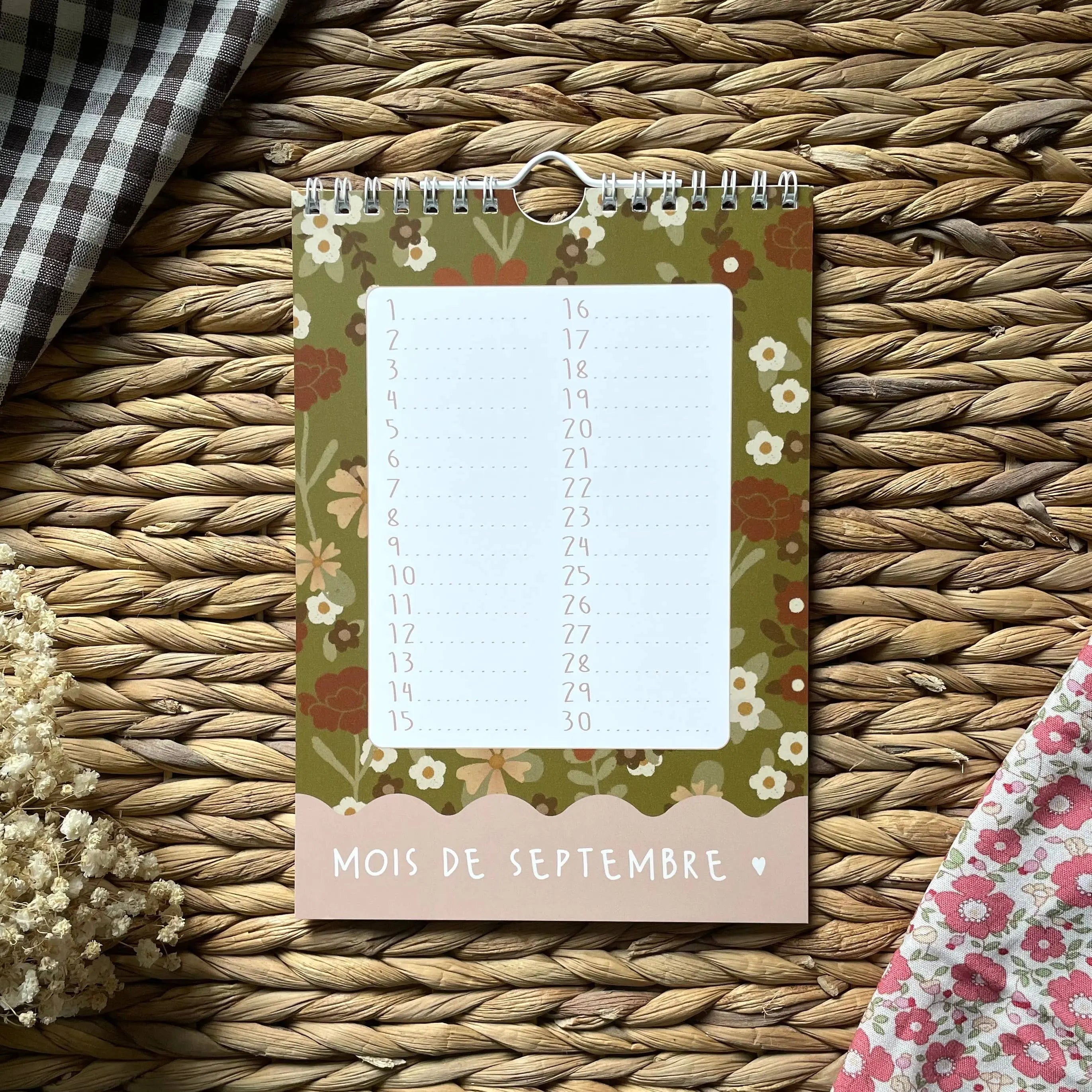 Calendrier Anniversaires Liberty | Papier Poetic Papier Poetic Merci Léonie