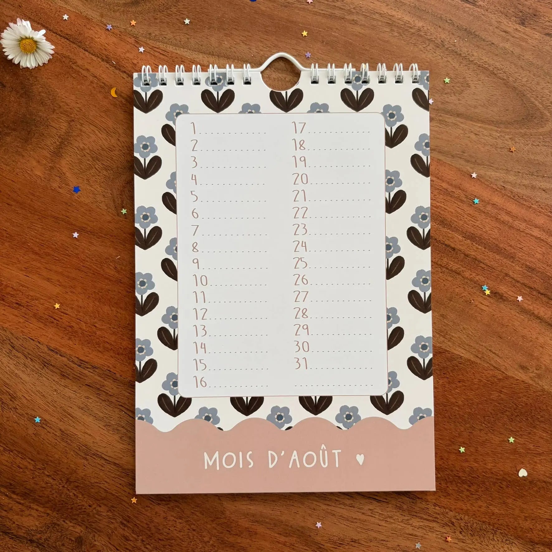 Calendrier Anniversaires Liberty | Papier Poetic Papier Poetic Merci Léonie