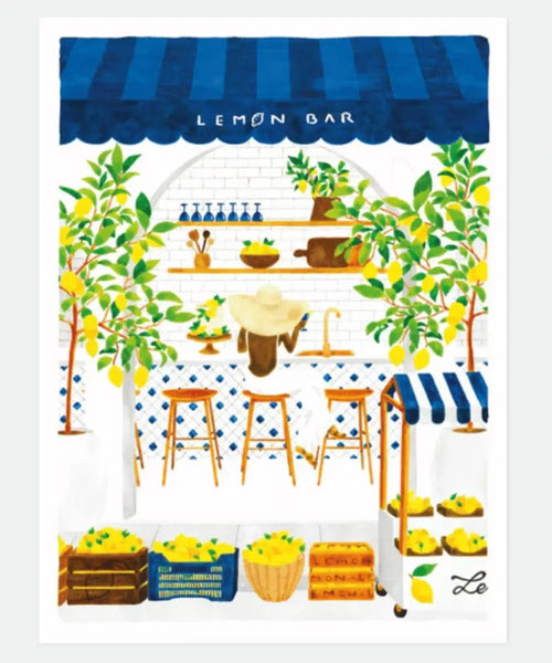 Affiche 50 x 70 cm Amalfi Coast de la marque All The Ways To Say sur fond blanc