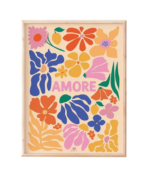 Affiche Amore Summer format 30 x 40 cm de la marque française Ma Petite Vie