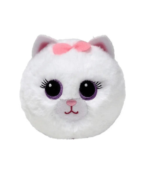 Balle rebondissante Purdy le Chat de TY sur fond blanc