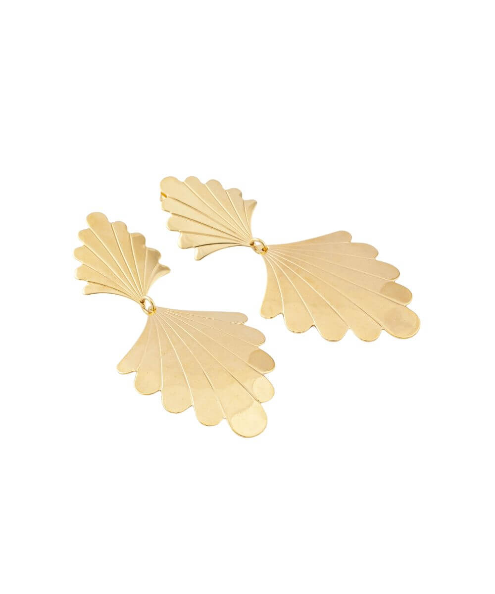 Boucles d'oreilles Manon de la marque Viadoli sur fond blanc