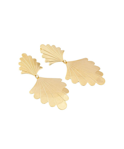Boucles d'oreilles Manon de la marque Viadoli sur fond blanc