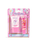 Coffret duo de soins creme mains et brillant a levres yummy pour enfant martinelia.