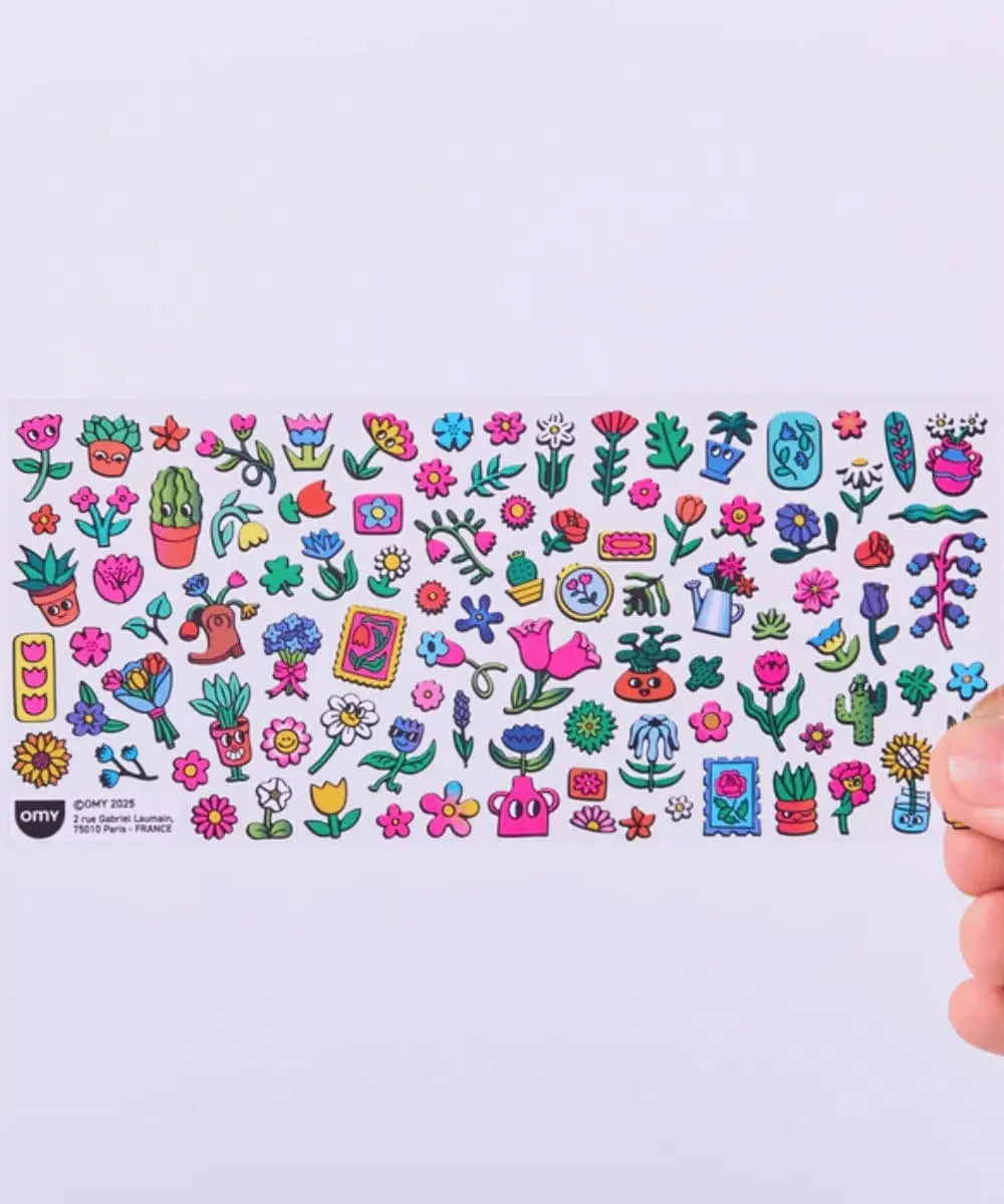Fabulous Stickers Boutique Flowers | OMY