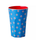 Grand Gobelet Bouées Melamine de la marque Rice sur fond blanc
