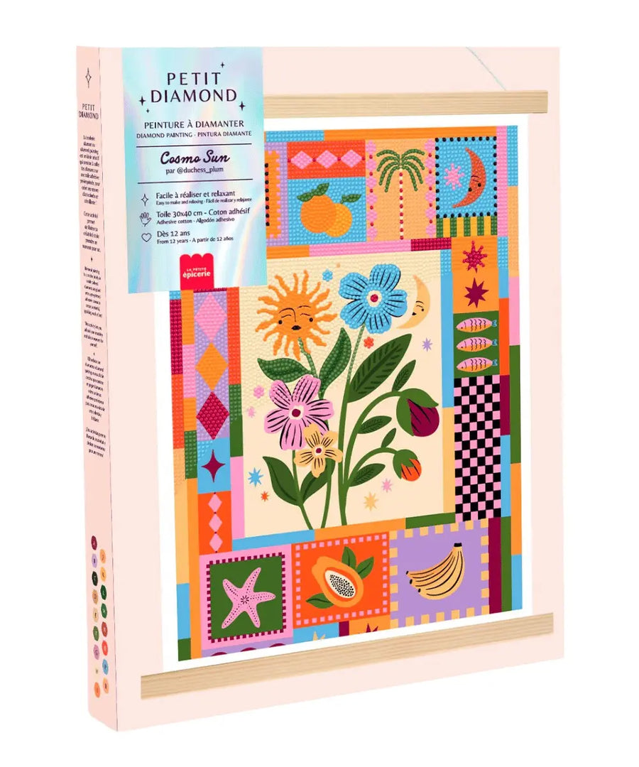 Kit Petit Diamond Painting Cosmo Sun de la marque La Petite Épicerie