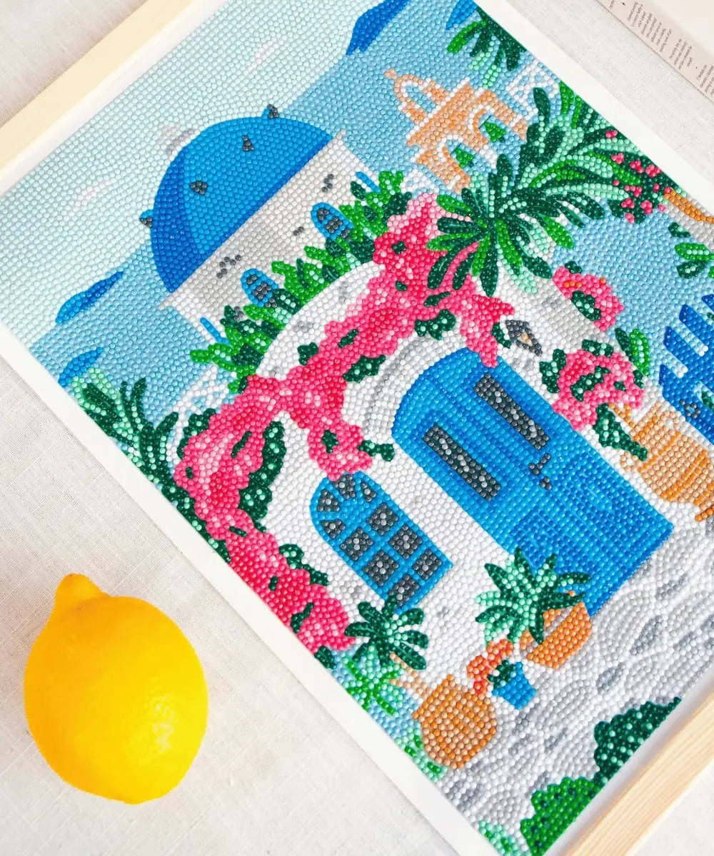 Kit Petit Diamond Painting Greek Island de la marque La Petite Épicerie