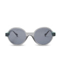 Lunettes Pop Noir / Bleu Lagon de la marque KI ET LA, sur fond blanc