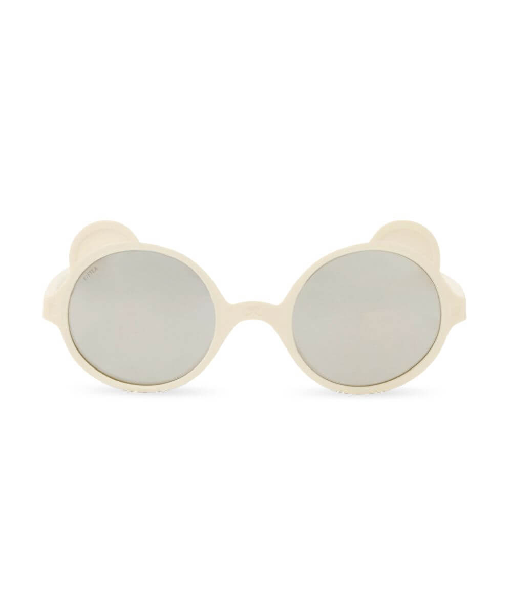 Lunettes Ourson Crème de la marque KI ET LA, sur fond blanc
