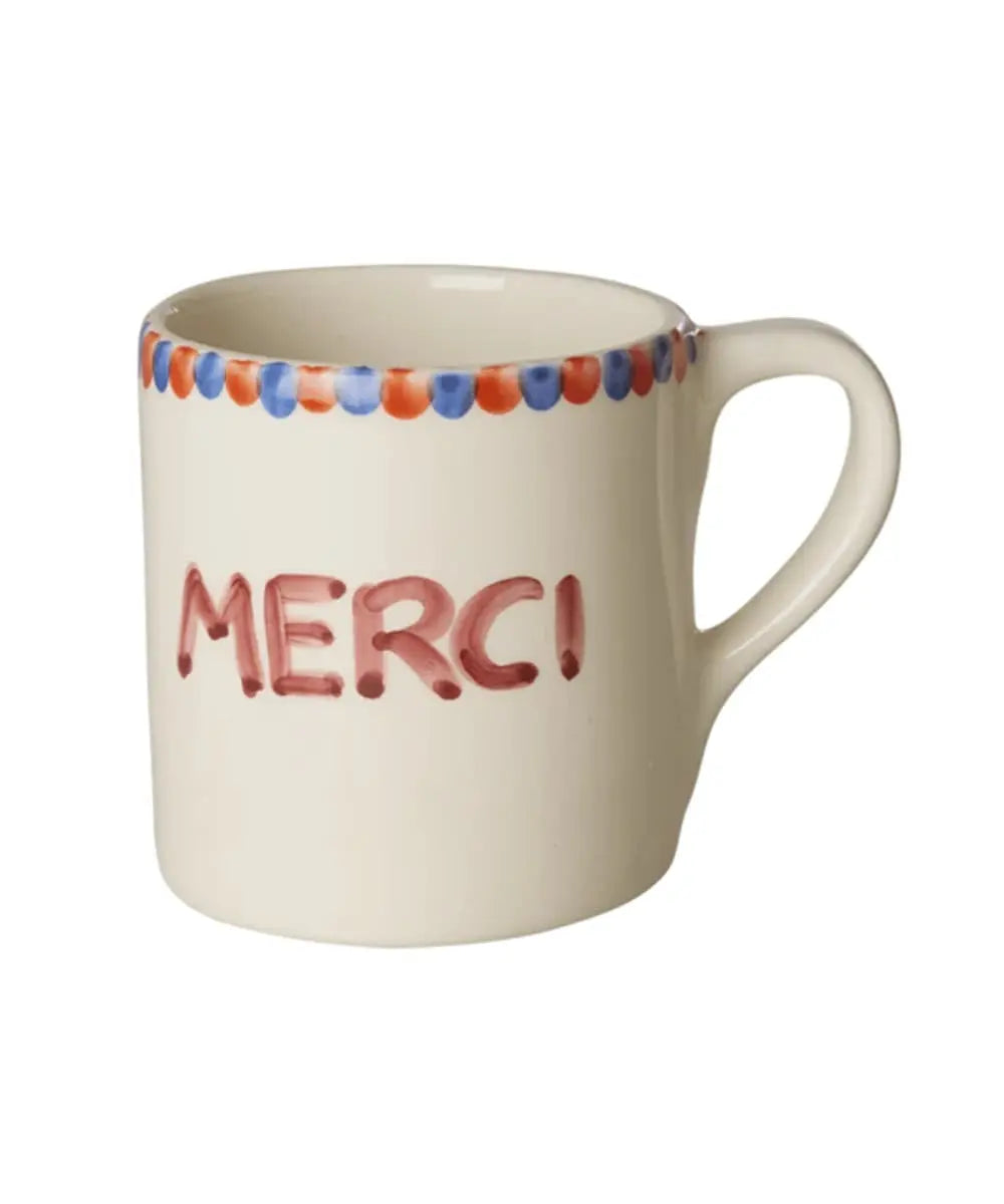 Mug en Céramique Merci de la marque danoise Rice