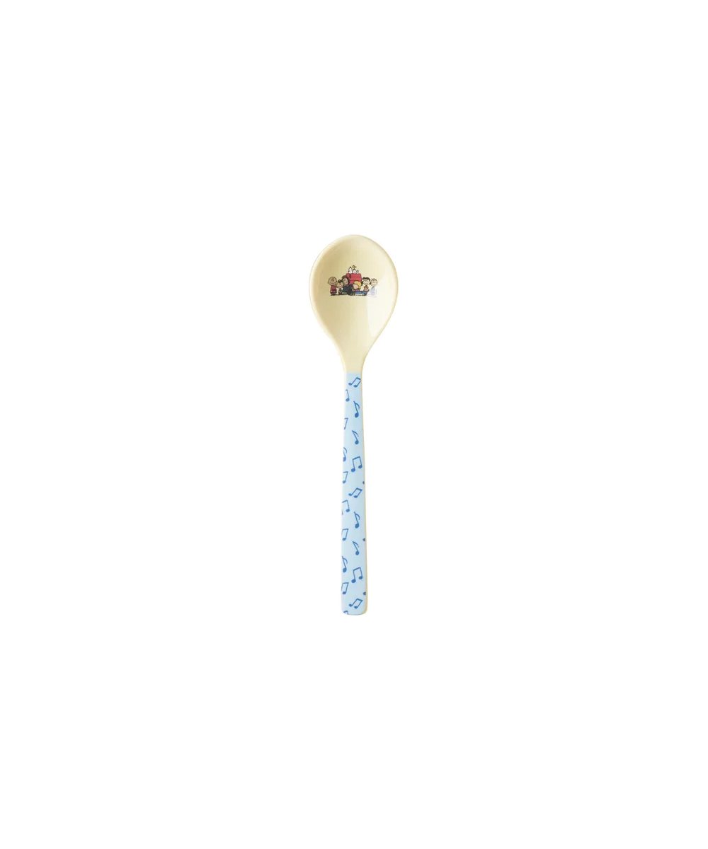 Melamine Teaspoon in 6 Asst. Snoopy Prints - Single de Rice sur fond clair