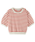Sweat Dori marinière Rouge de la marque française Emile et Ida
