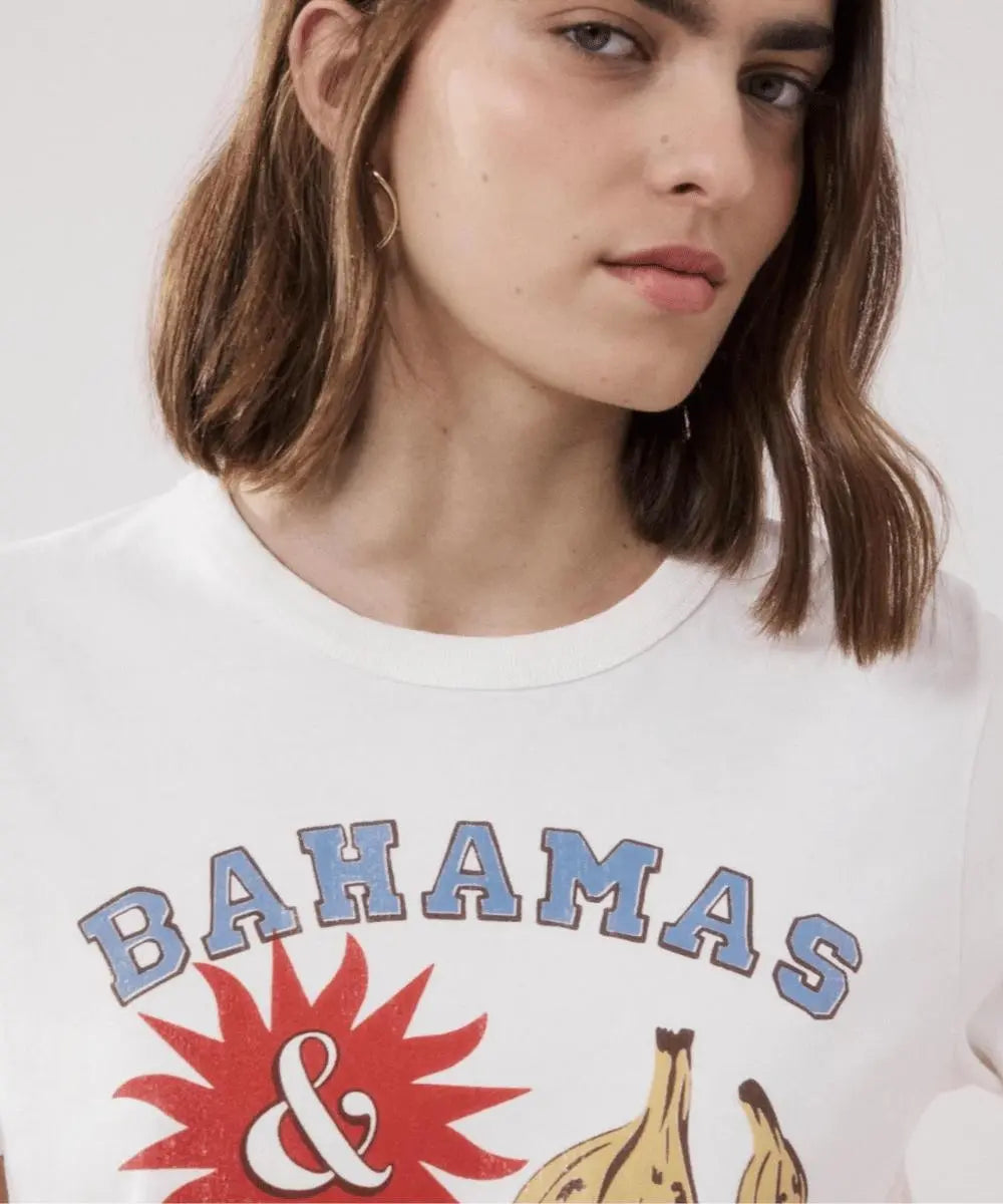 Zoom sur le motif Banane du T-Shirt Tebanas de Hartford