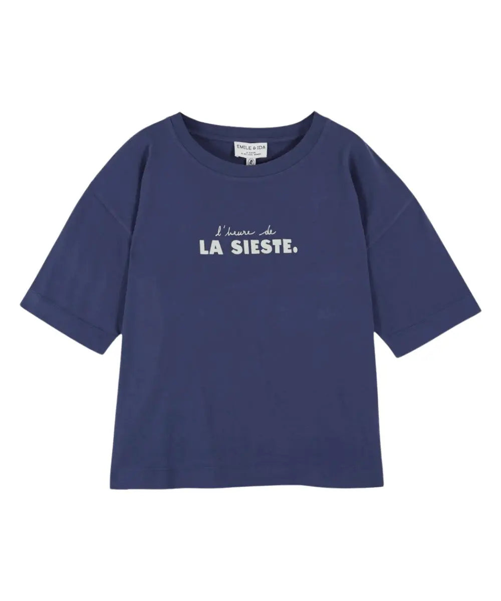 T-shirt Oversize "L'heure de la sieste" de la marque Émile et Ida