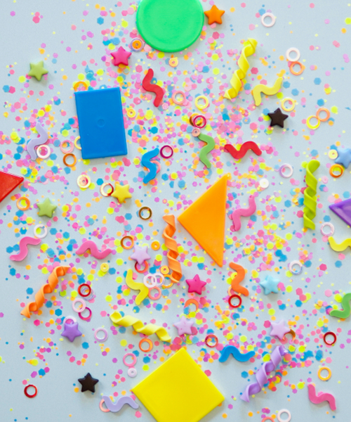 Accessoires sensoriels Fun Fillers formes de Glo Pals