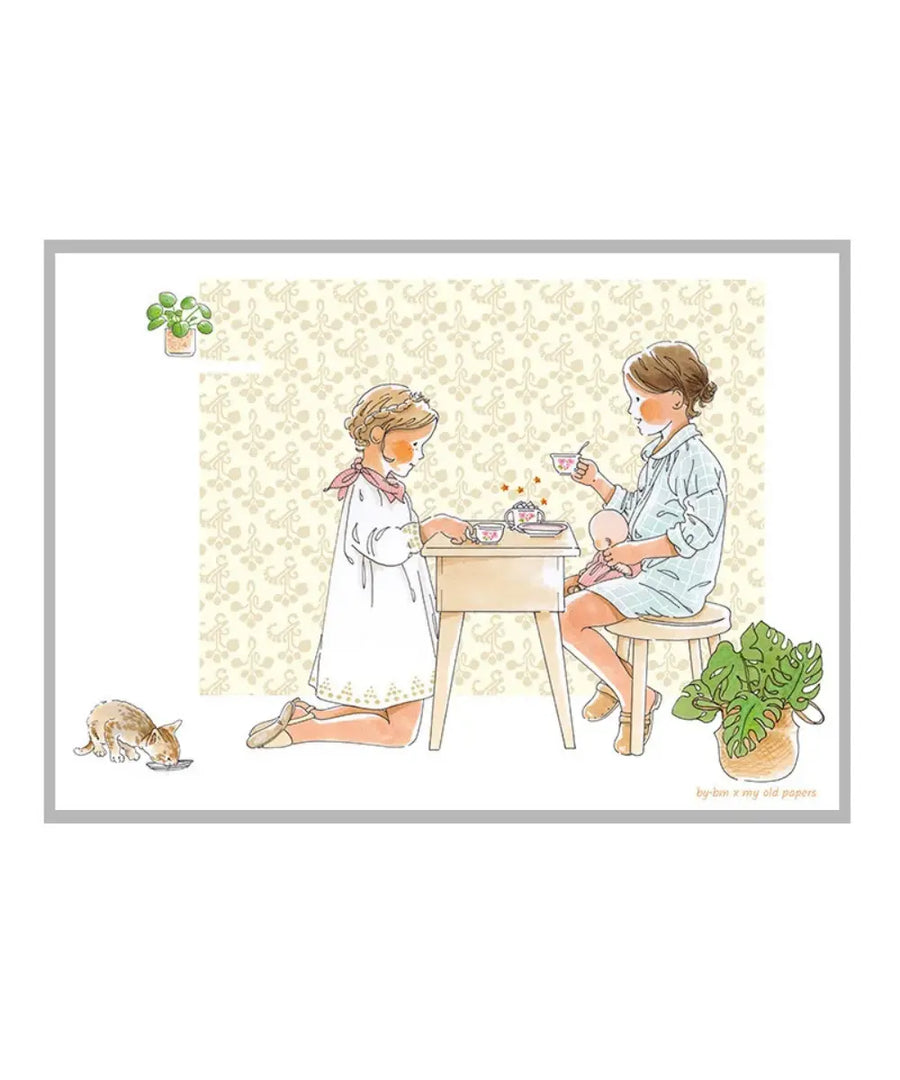 Poster le sucrier par by bm avec illustration poetique et gourmande pour enfant.