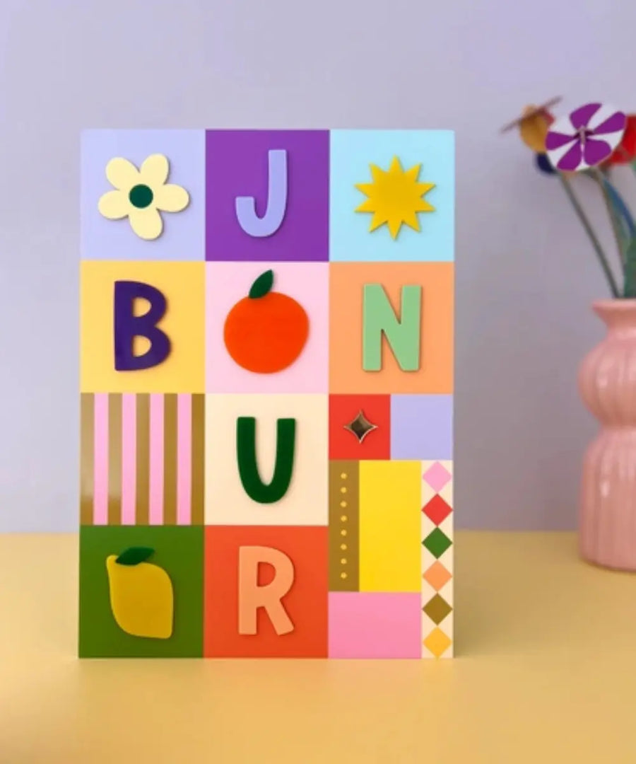 Affiche en plexiglas Bonjour vue de face