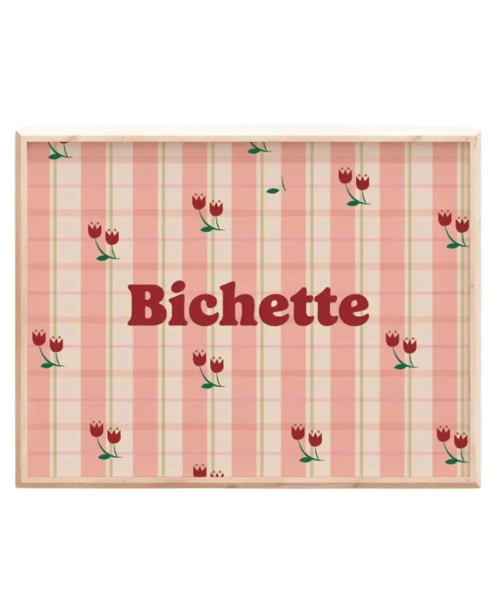Affiche Bichette 30 x 40 cm de la marque Ma Petite Vie sur un fond blanc