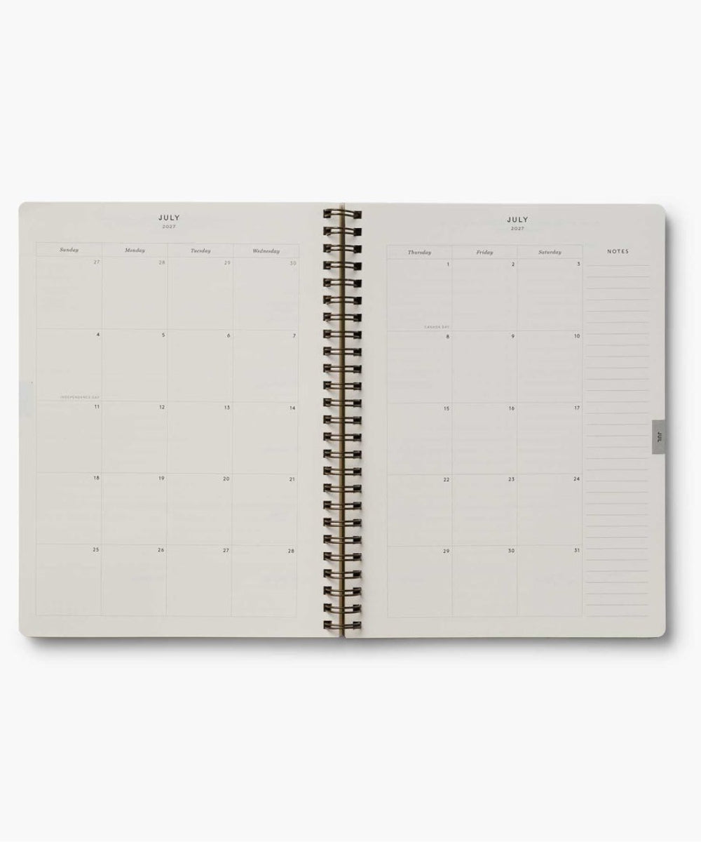 Pages hebdomadaires avec espace pour les notes