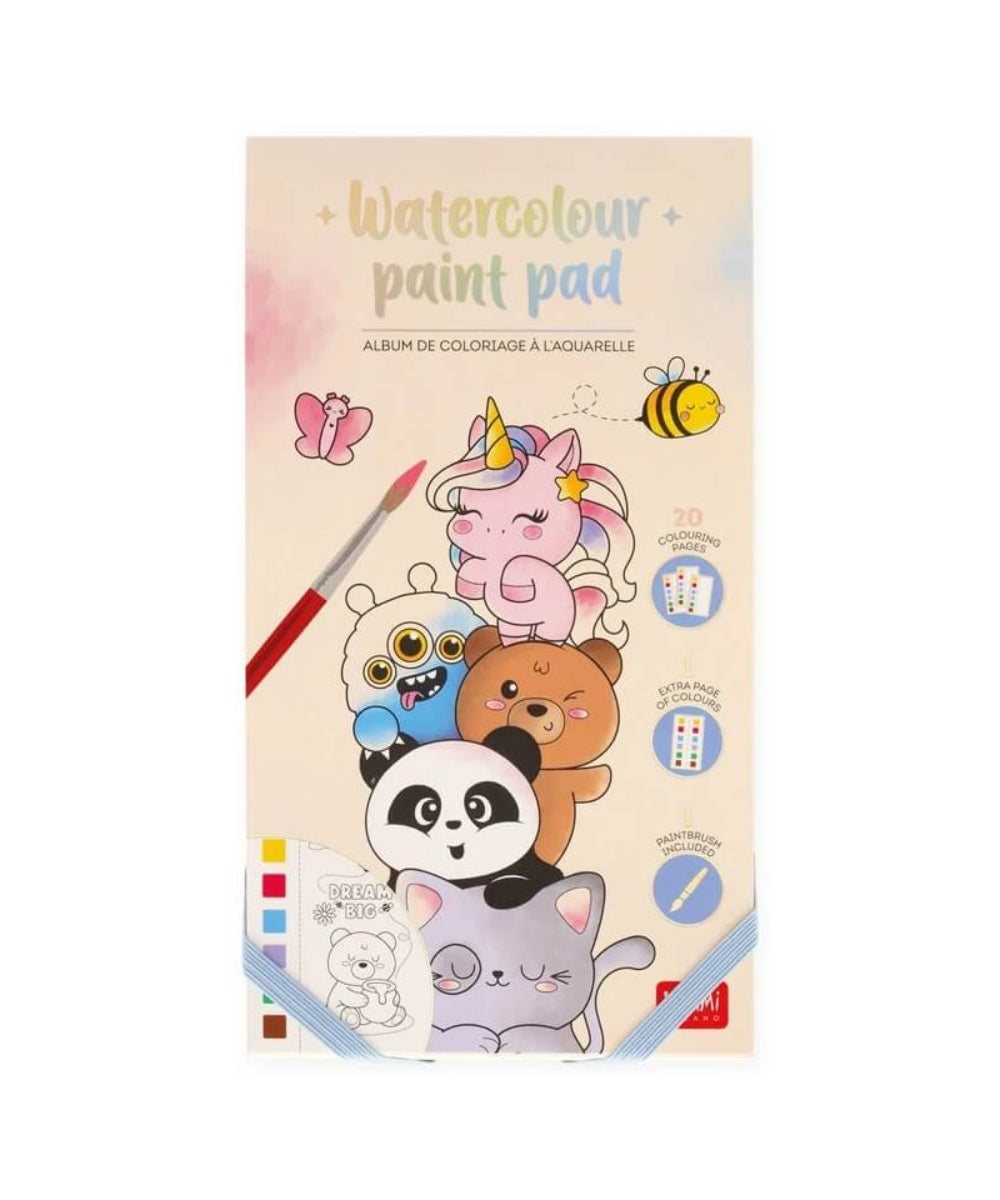 Album aquarelle Animaux de la marque Legami, sur fond blanc