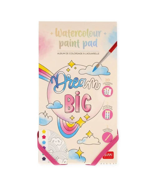 Album aquarelle Citations de la marque Legami, sur fond blanc