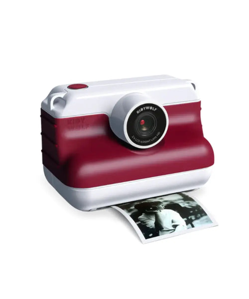 Appareil photo instantané pour enfant K-Print rouge de Kidywolf 