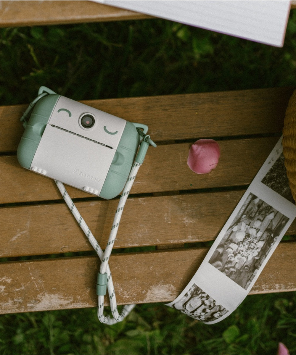 Kidyprint vert en bandoulière avec un tirage imprimé