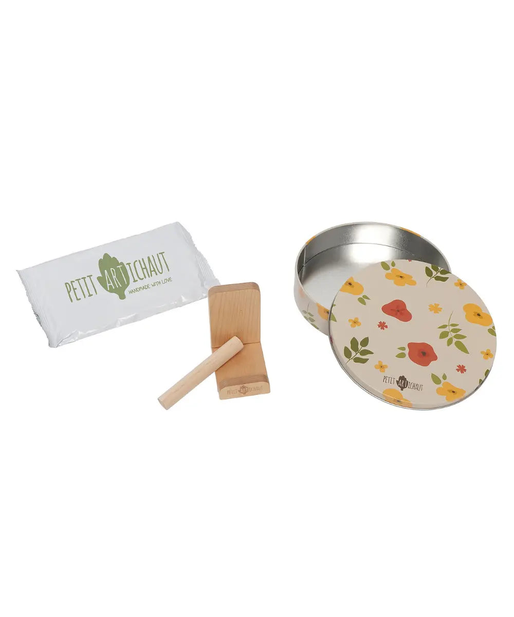 Contenu du kit à empreintes Little Prairie de Petit Artichaut