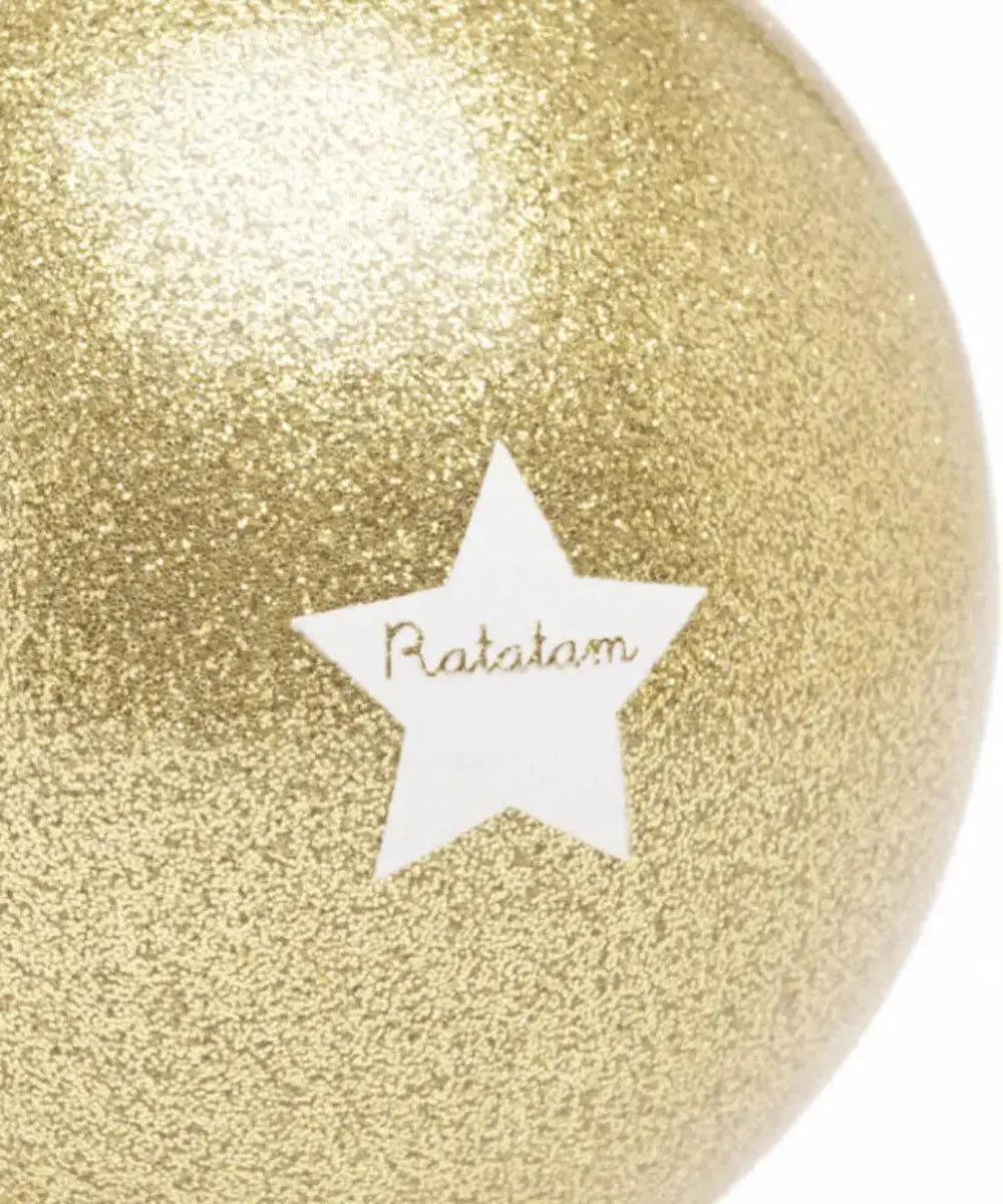 Détail des paillettes de la balle mouton de Ratatam