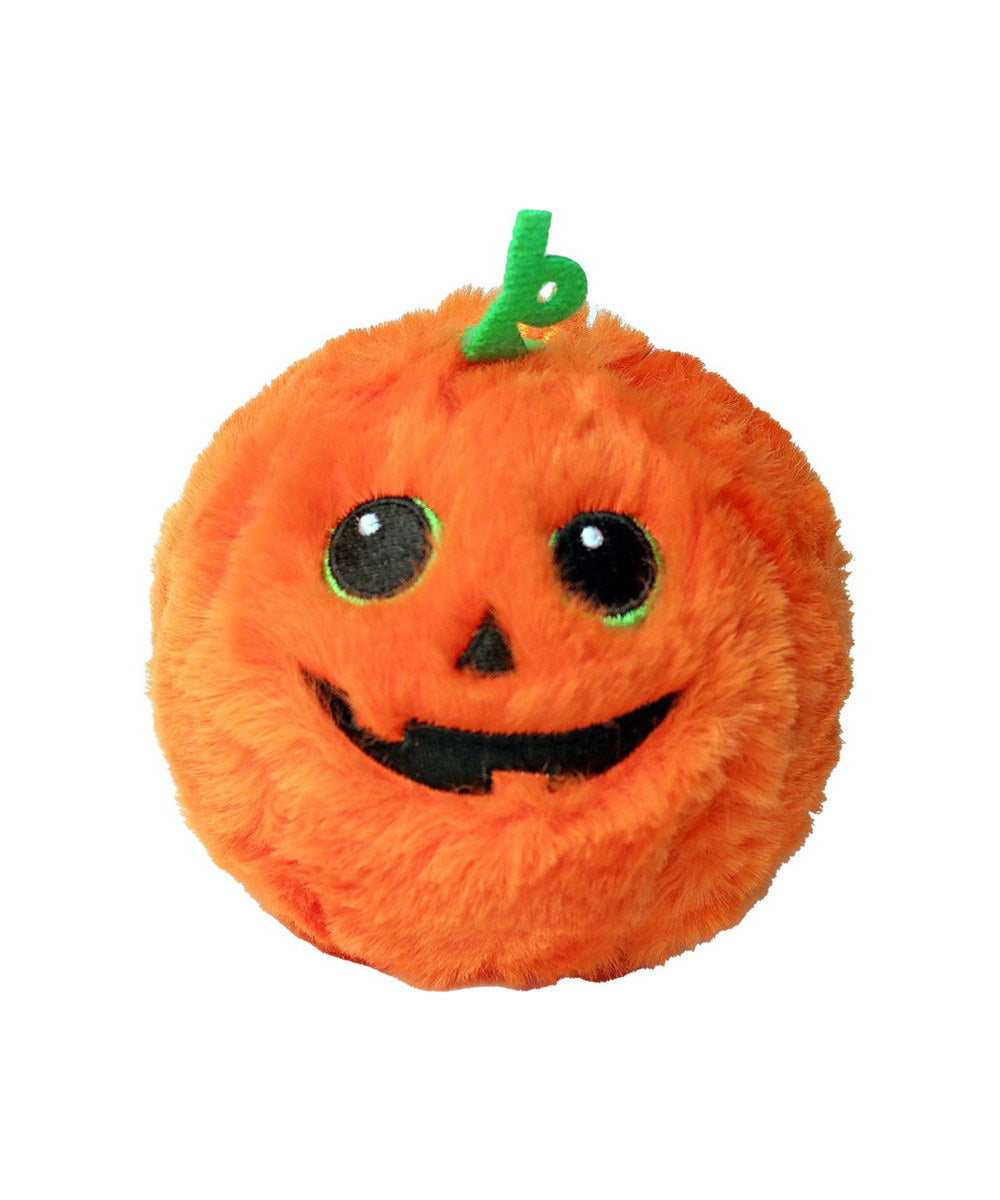 Balle rebondissante Gourdo la citrouille de la marque TY, sur fond blanc