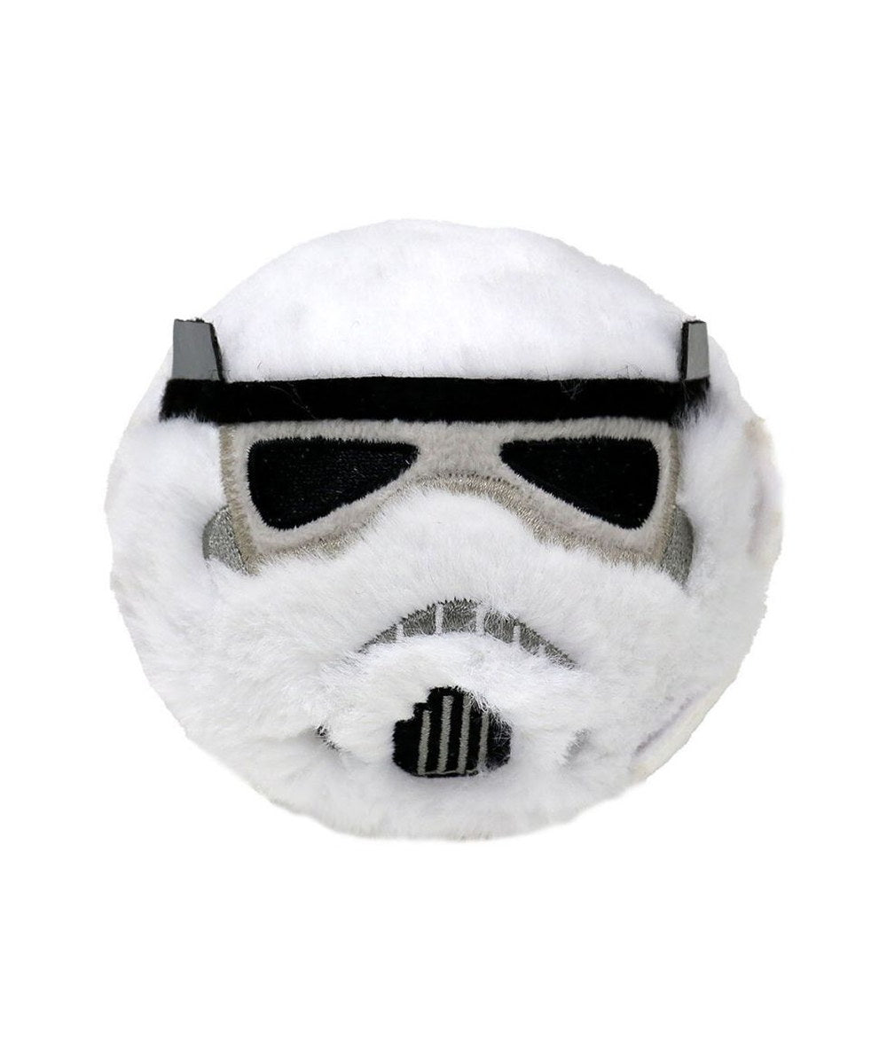 Balle rebondissante Stormtrooper Star Wars de la marque TY, sur fond blanc