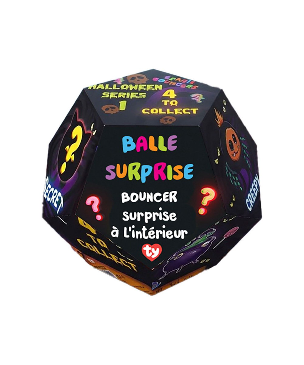 Balle surprise rebondissante Halloween de la marque TY, sur fond blanc