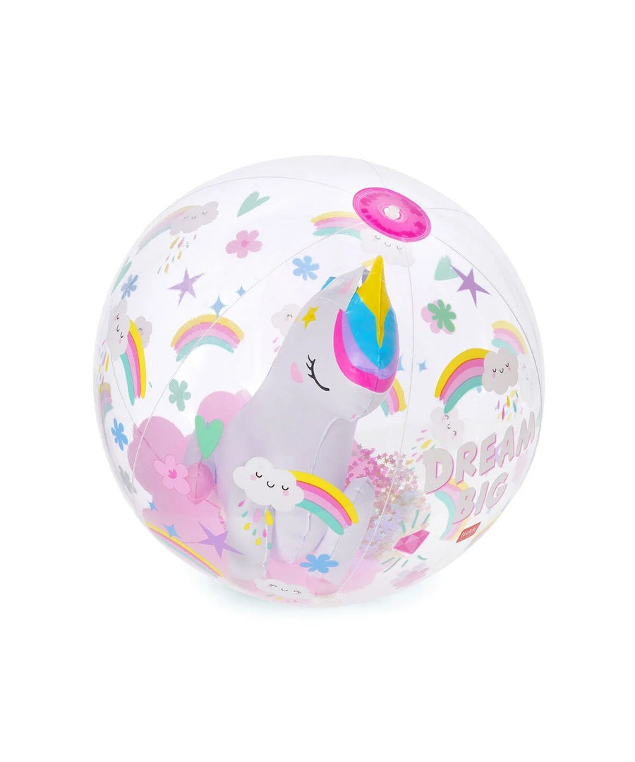 Ballon de plage gonflable Licorne Legami
