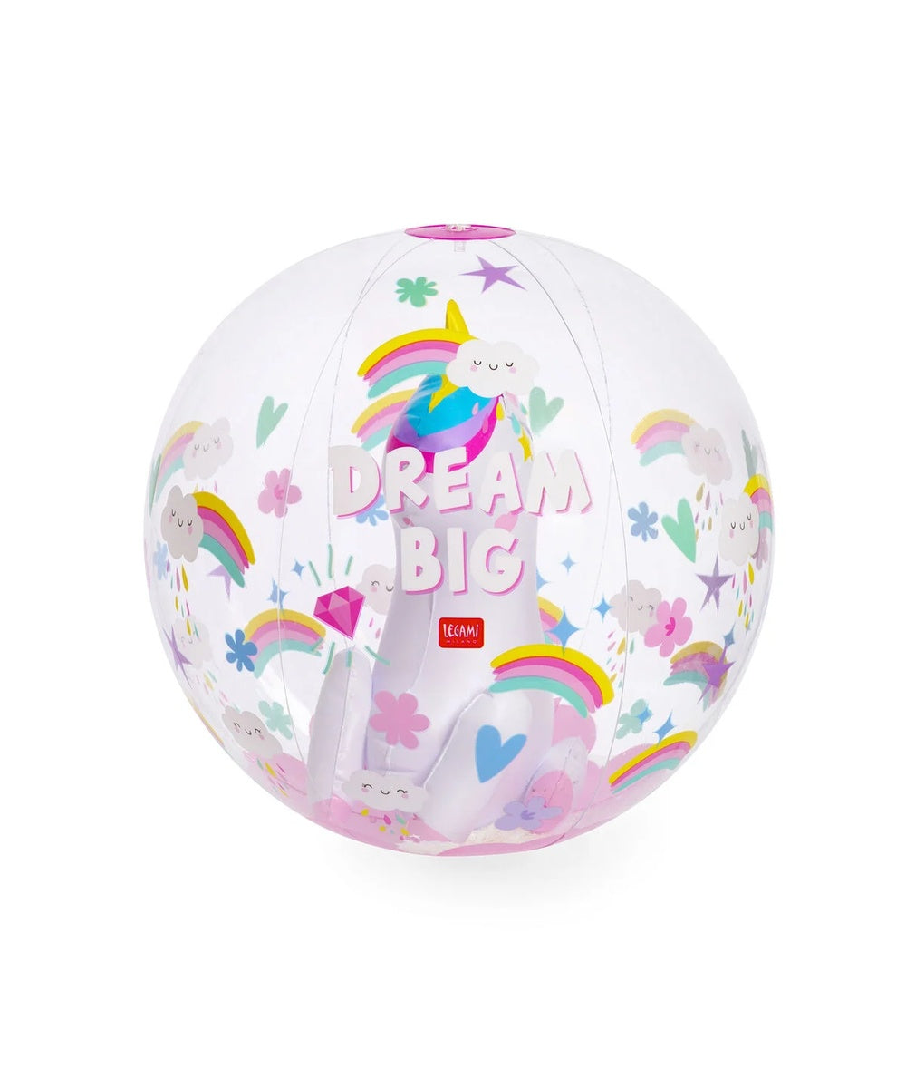 Ballon de plage gonflable Licorne Legami