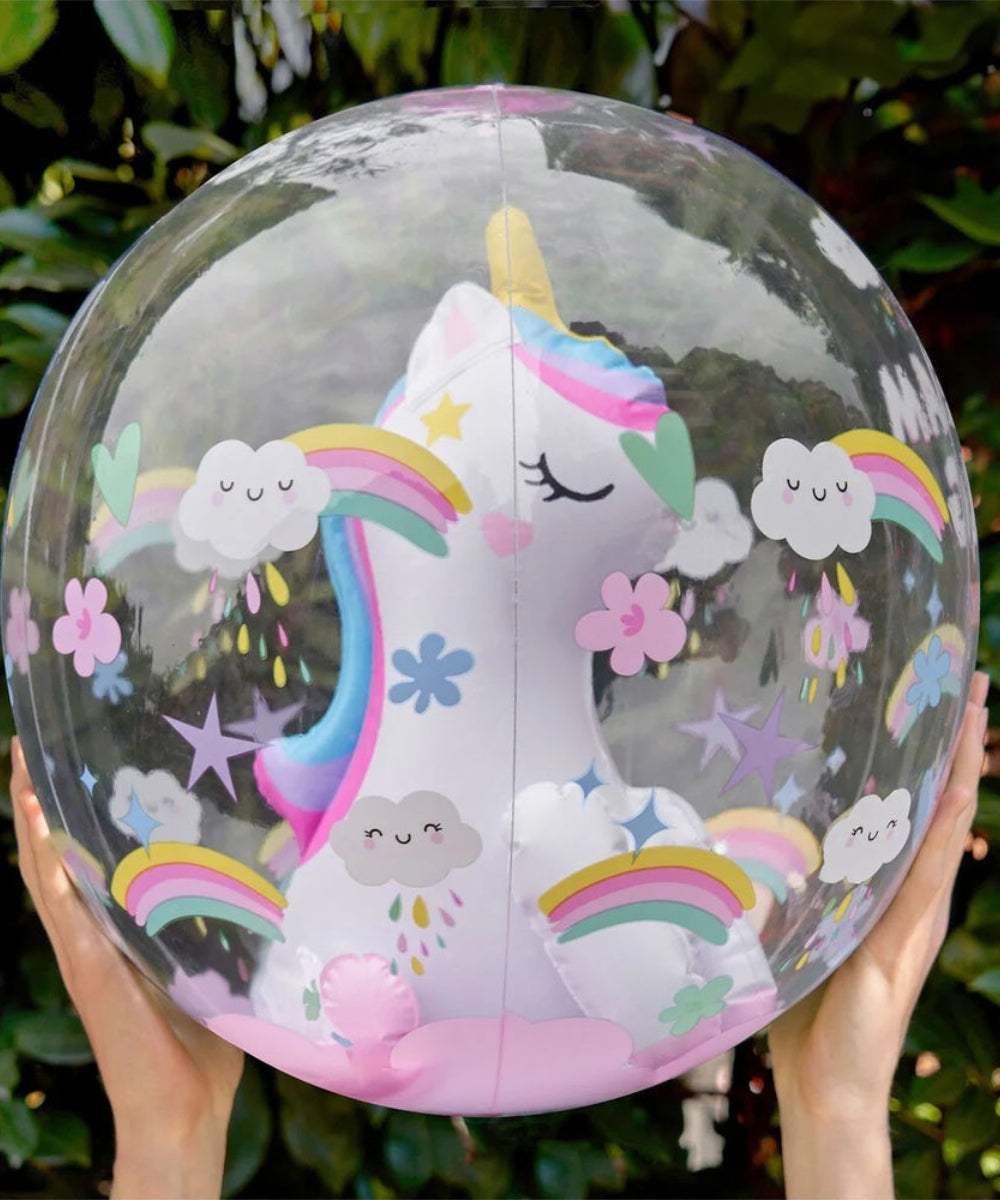 Ballon de plage gonflable Licorne Legami
