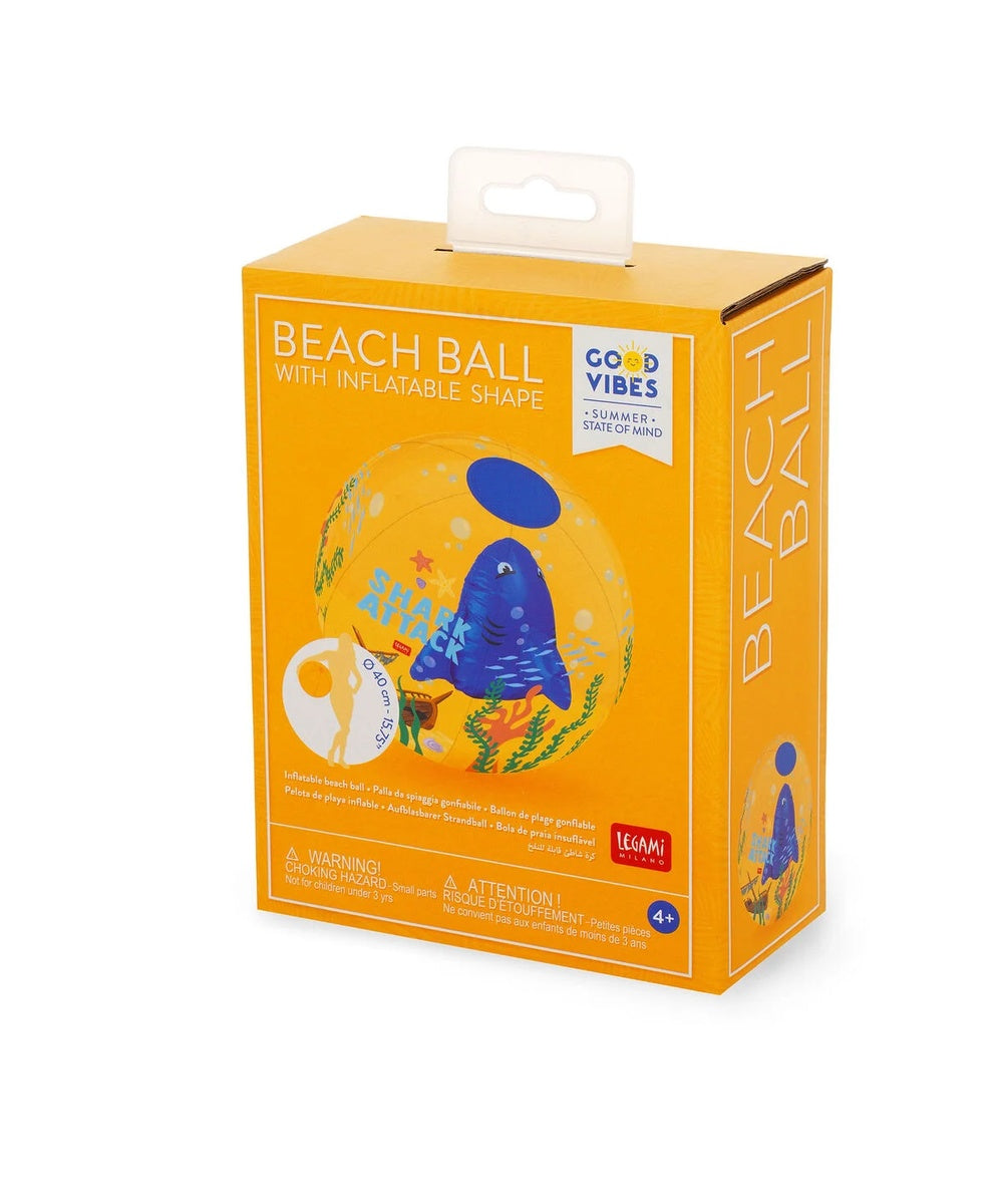 Ballon de plage gonflable Requin Legami