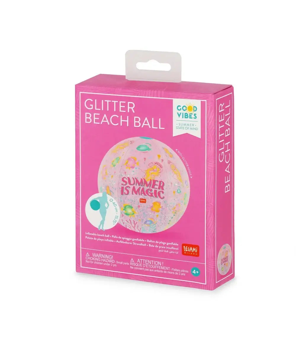 Ballon de plage pailleté Summer is Magic Legami