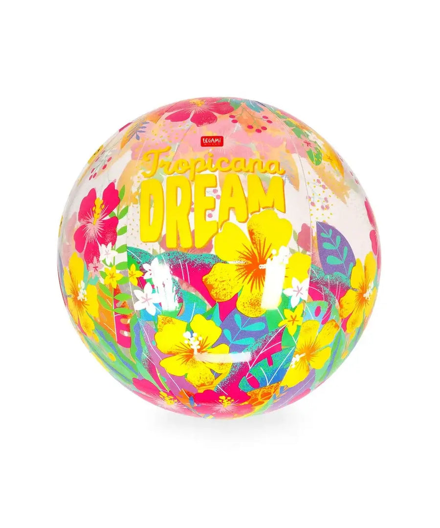 Ballon de plage pailleté Tropicana Dream Legami